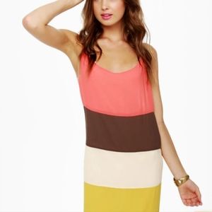 Boutique Blockie Talkie Colorblock Dress
